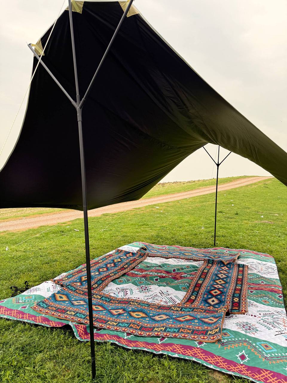 Аренда тента-навеса 5х6 м , стретч-тент напрокат / 5x6 m soyabon (naves), piknik uchun tent ijaraga